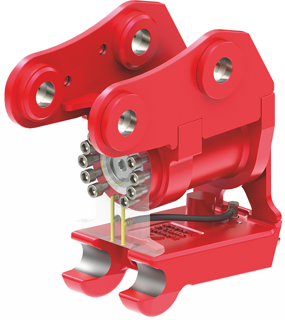 Tilt / Rotator/ Tiltrotator for Mini Excavators to Lehnhoff